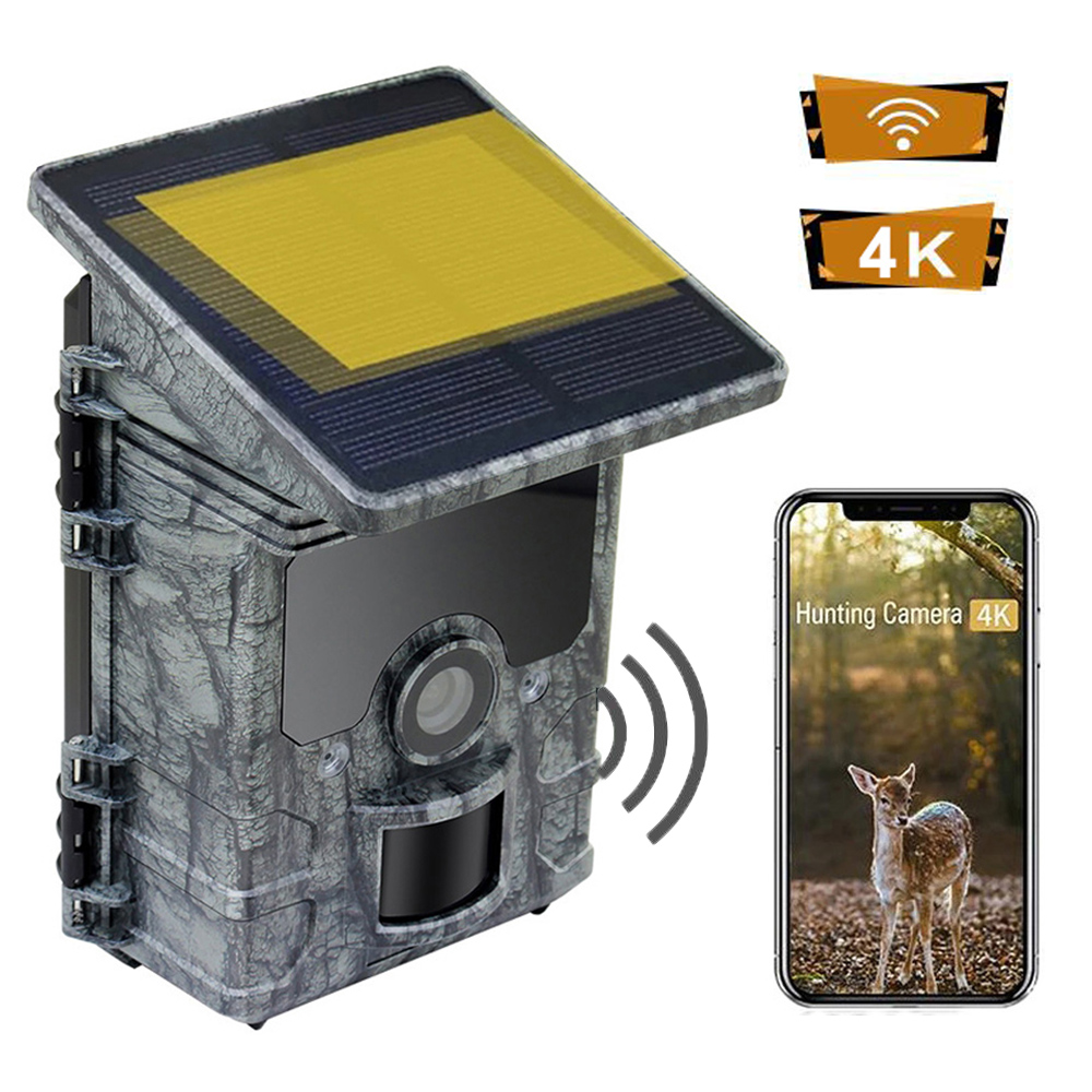 Outdoor Hunting Images - Solar Panel Hunting Camera 4K 30MP