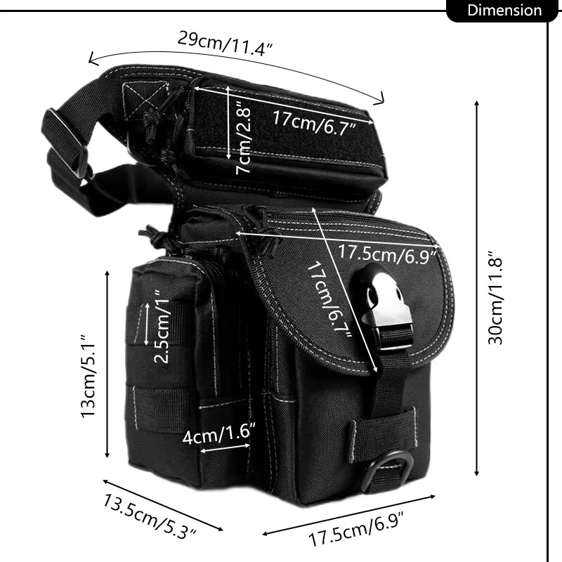 Outdoor Tactical Leg Bag Waist - Outdoor Hunting Belt recensie en prijs