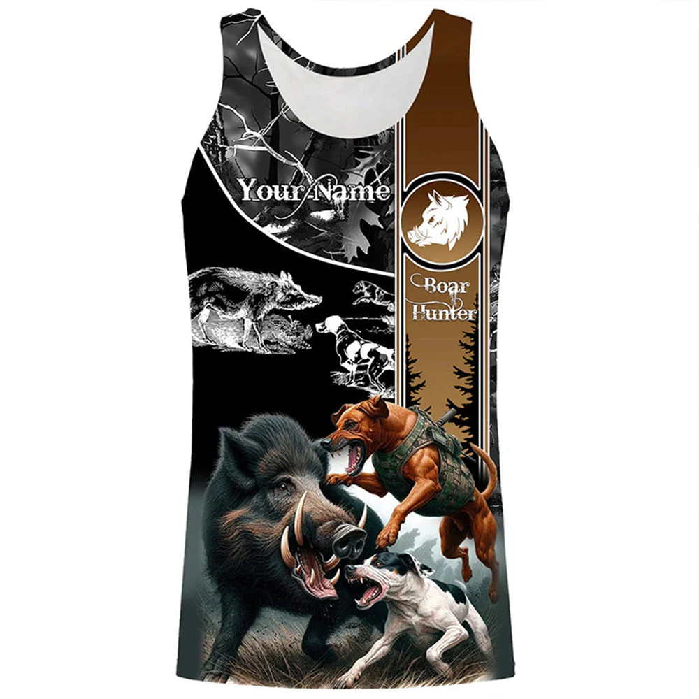 Custom Name Boar Hunter Tank T - Wildman Hunting & Outdoor Robertson Photos recensie en prijs