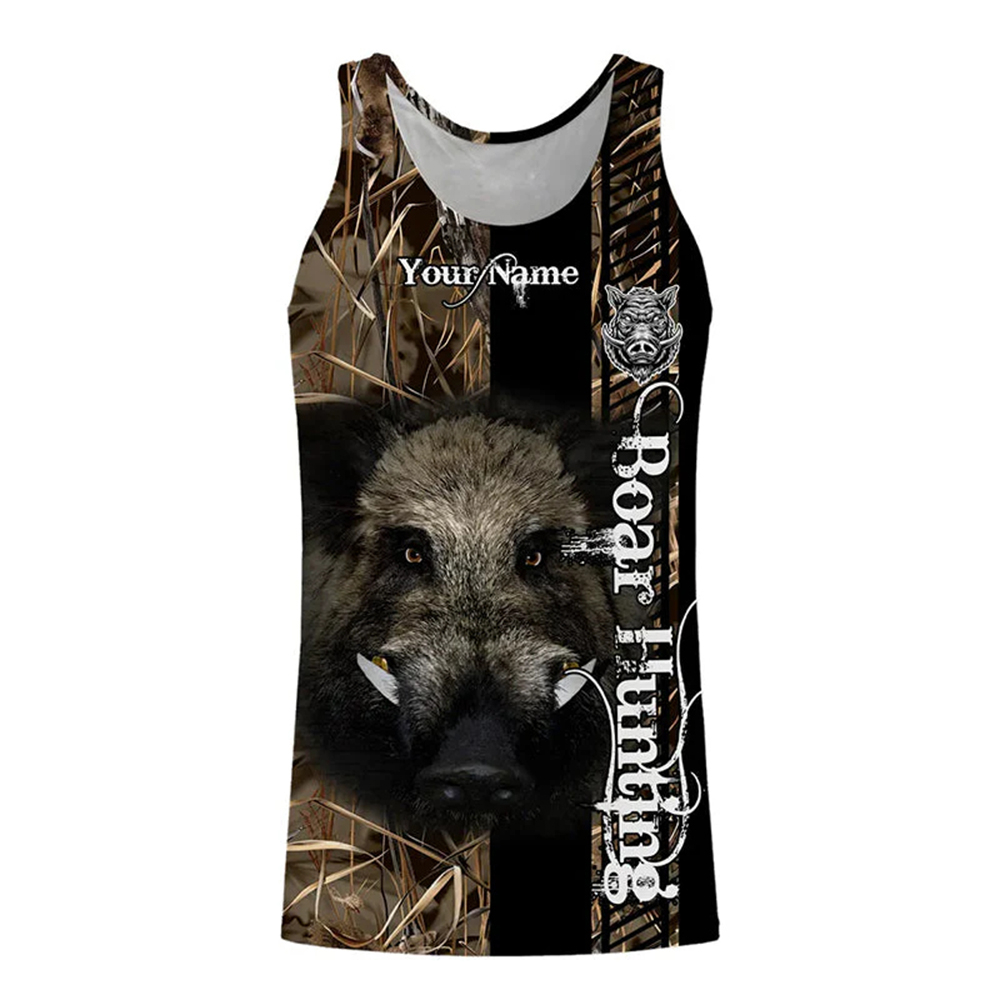 Custom Name Boar Hunter Tank T - Wildman Hunting & Outdoor Robertson Photos recensie en prijs