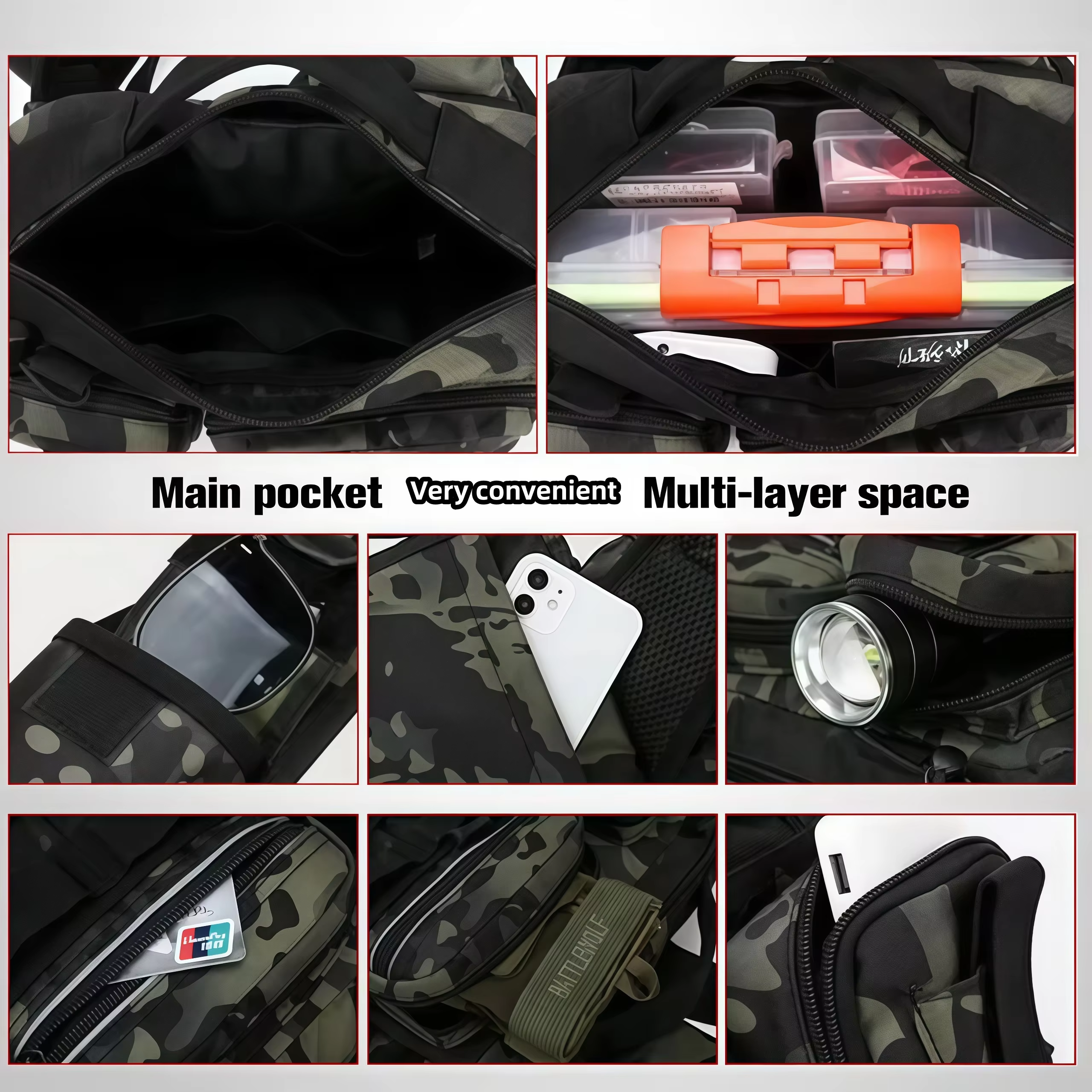 Outdoor fishing bag, with a bu - Outdoor Hunting Place recensie en prijs