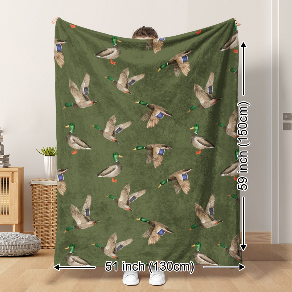 Mallard Duck Fleece Blanket Hu - Outdoor Hunting Blanket recensie en prijs