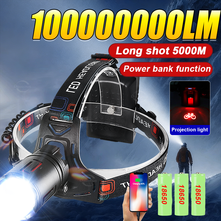100000000LM Ultra Bright Headl - Headlamp Tactical Bright recensie en prijs