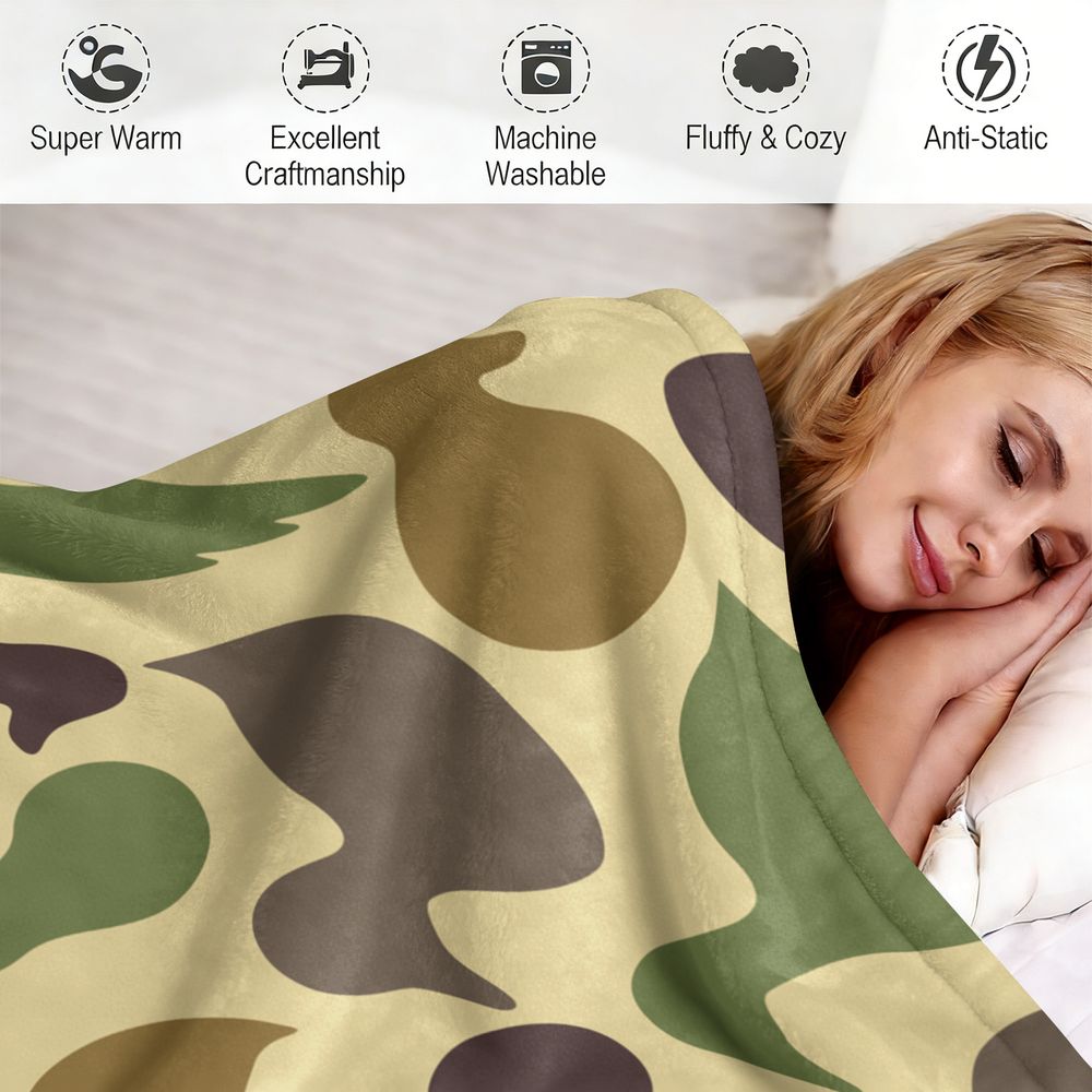 Duck Pattern Flannel Blanket S - Outdoor Hunting Blanket recensie en prijs