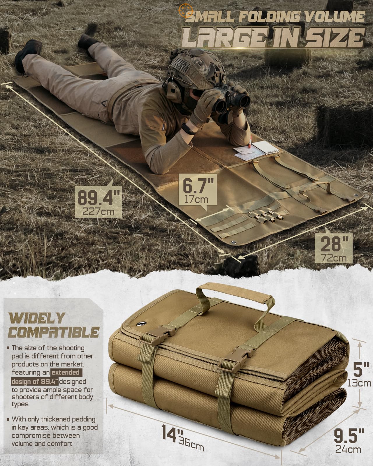 Shooting Mat Prone Tactical Sh - Outdoor Hunting Blanket recensie en prijs