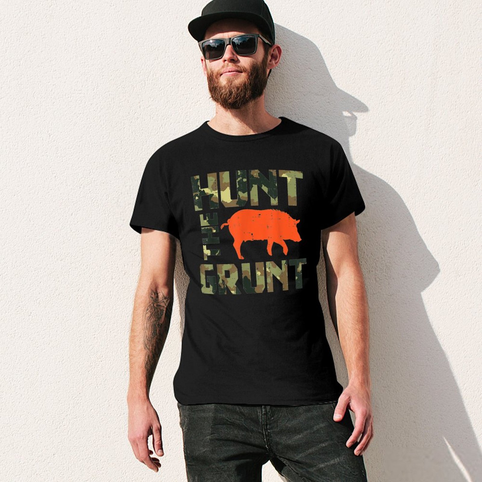 Camo Hunt The Grunt Hog Vintag - Wildman Hunting & Outdoor Robertson Photos recensie en prijs