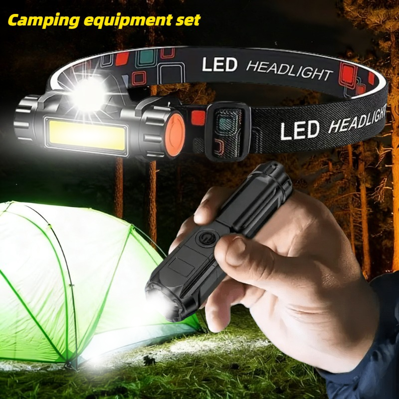 Super Bright Flashlight USB Re - Headlamp Tactical Bright recensie en prijs