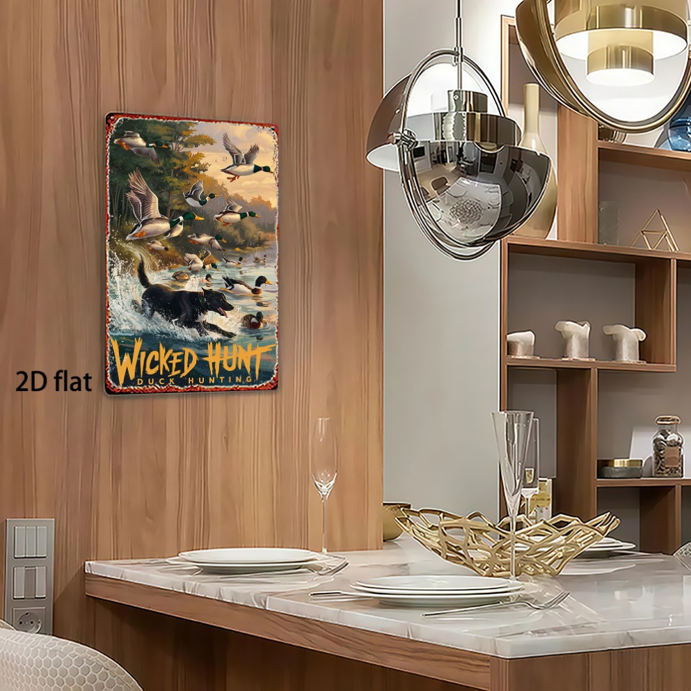 2D Flat Vintage Hunting Duck M - Wildman Hunting & Outdoor Robertson Photos recensie en prijs