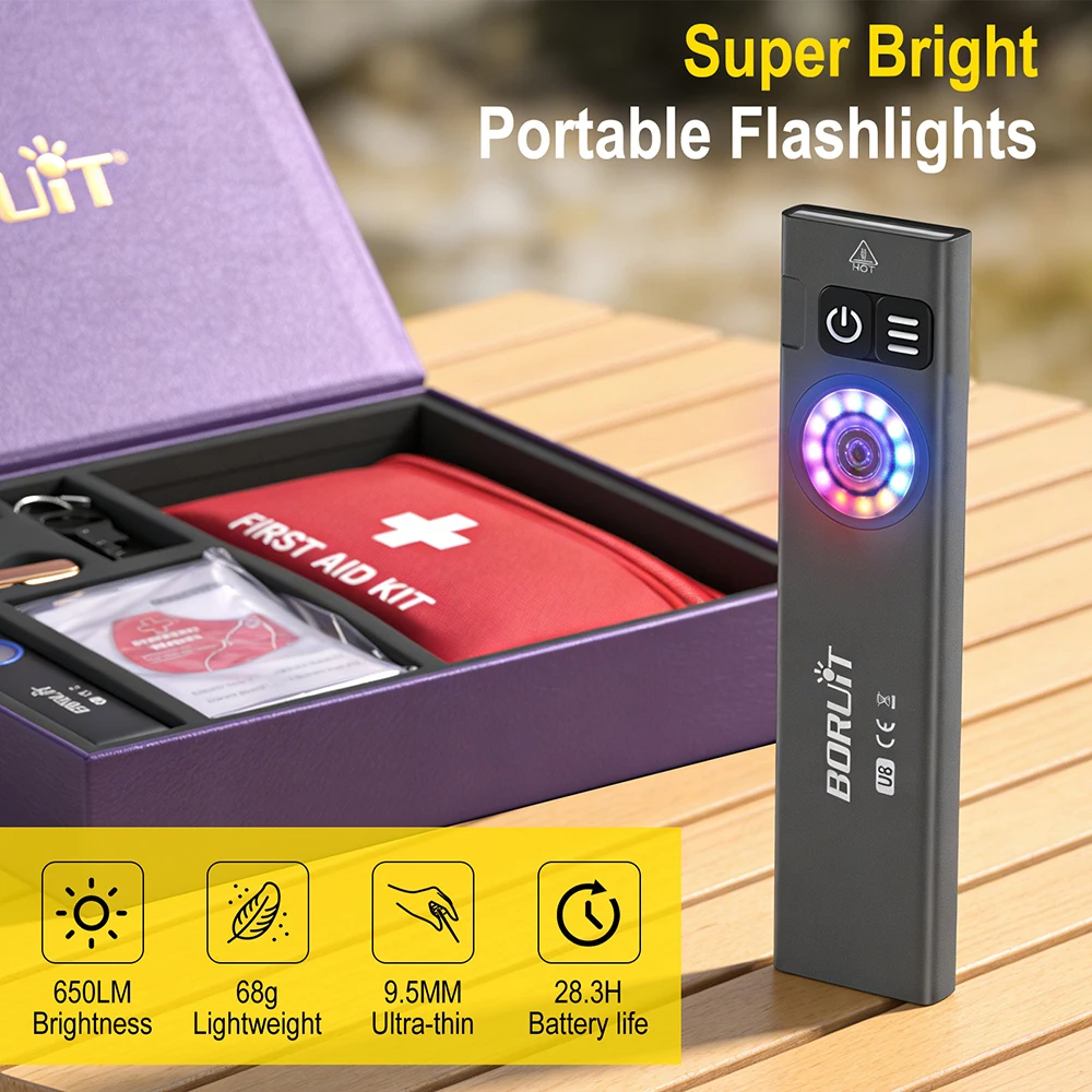 Boruit U8 Outdoor Flashlight I - Outdoor Hunting Blanket recensie en prijs