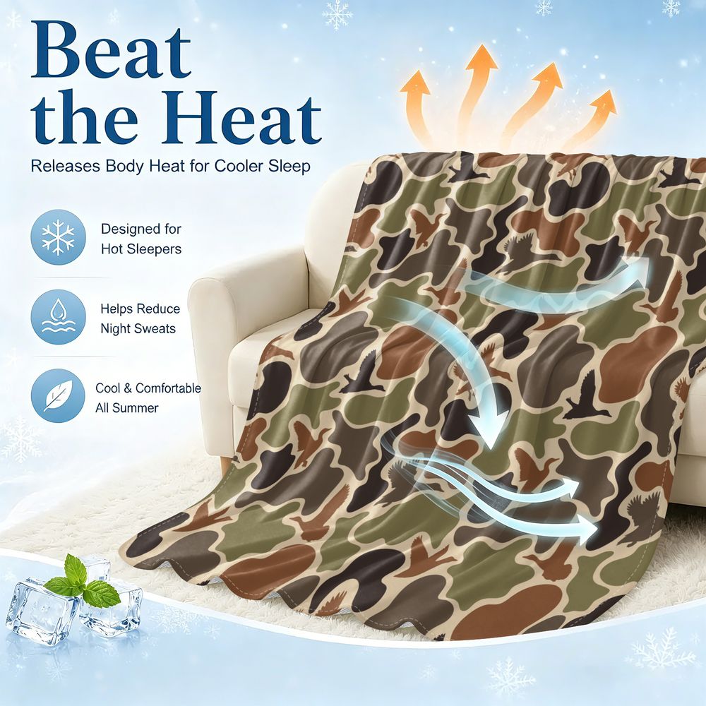 Duck Hunting Camo Cooling Blan - Outdoor Hunting Blanket recensie en prijs