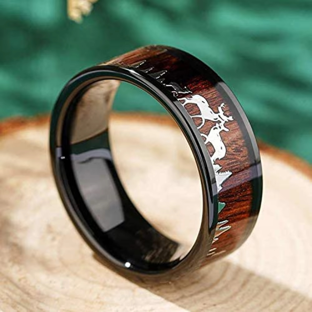 Fashion 8mm Koa Wood Inlay Dee - Wildman Hunting & Outdoor Robertson Photos recensie en prijs