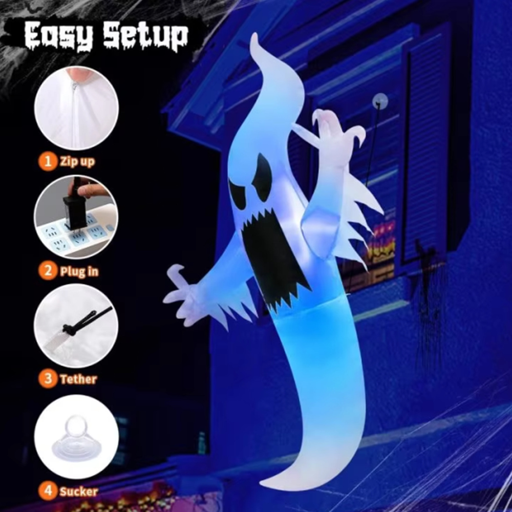 1.7M Halloween Inflatable Wind - Outdoor Hunting House recensie en prijs