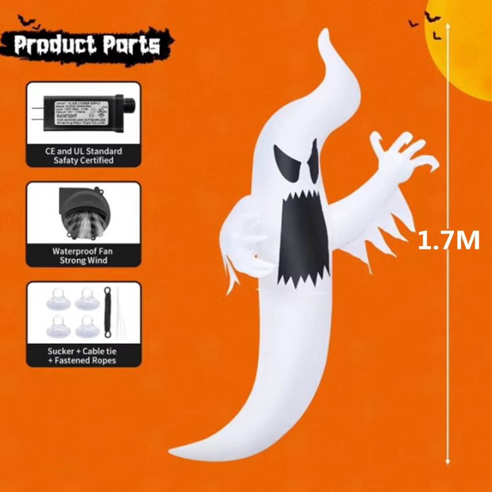 1.7M Halloween Inflatable Wind - Outdoor Hunting House recensie en prijs