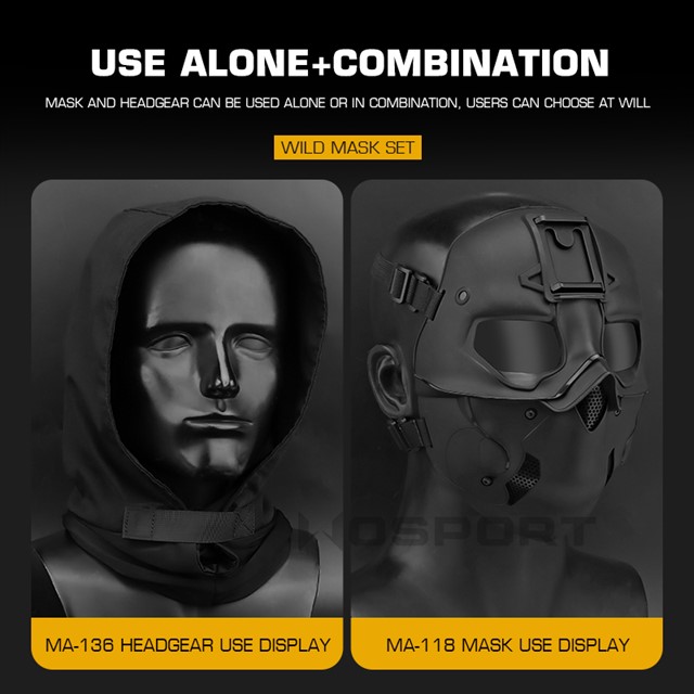 Wild Mask Set Tactical Equipme - Wildman Hunting & Outdoor Robertson Photos recensie en prijs
